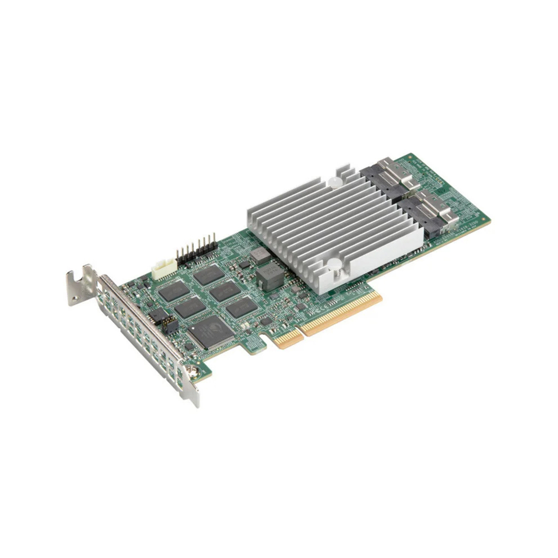 RAID контроллер, Supermicro, AOC-S3916L-H16IR-O, LSI3916, 8GB DDR4, 16-ти портовый, PCI-E