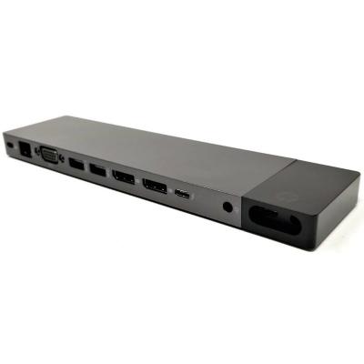 Док-станция HP ZBook P5Q58UT#ABA 150W TB3 2xDisplayPorts, 1xVGA, 1xUSB Type-C, 4xUSB 3.0 Type-A, Gigabit RJ-45 Ethernet Port, Audio In/Out, Black
