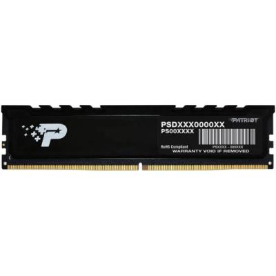 DDR5 16GB PC-44800 (5600MHz) PATRIOT SL PREMIUM BLACK PSP516G56002H1