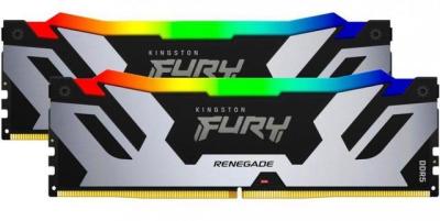 DDR5 64GB (2x32GB) PC-51200 (6400MHz) KINGSTON FURY RENEGADE RGB XMP KF564C32RSAK2-64