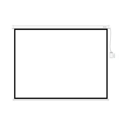 Экран моторизированный (с пультом Д/У), Deluxe, DLS-ERC406х305W, Настенный/потолочный, Рабочая поверхность 394х295, 4:3, Matt white, Белый