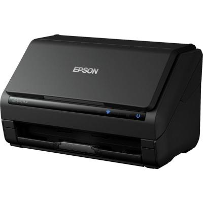 Протяжной сканер документов Epson WorkForce ES-400 II (CIS, A4 Color, 600dpi, 35ppm, 70ipm, DADF-50 page, duplex, 30-bit input/ 24-bit output, USB3.0, Black)
