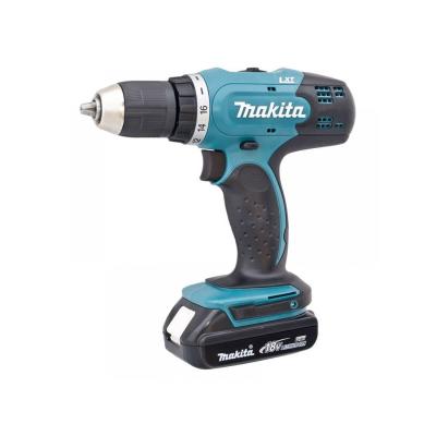 Аккумуляторная дрель-шуруповёрт, Makita, DDF453SYE, Два аккумулятора 18В 1.5Ач Li-Ion, Зарядное устройство, до 13 мм, 50Нм, Синий