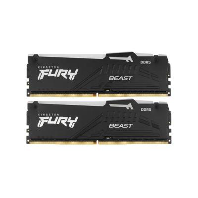 DDR5 64GB (2x32GB) PC-44800 (5600MHz) KINGSTON FURY BEAST RGB EXPO KF556C36BBEAK2-64