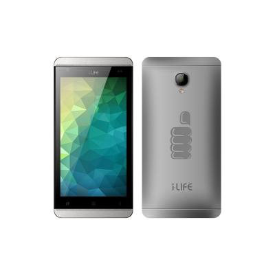 Смартфон iLife itell S500S Silver (5" (854x480), Quad-Core (1.2Ghz), 512MB, 4GB, Dual SIM, BT, Wi-Fi, Front 0.3Mp, Rear 8.0Mp, Android 4.4)