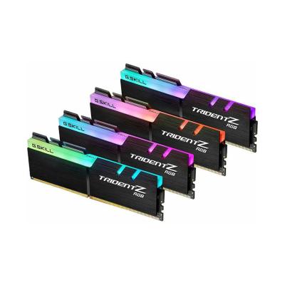 Комплект модулей памяти, G.SKILL, TridentZ RGB F4-3200C16Q-128GTZR (Kit 4x32GB), DDR4, 128GB, DIMM <PC4-25600/3200MHz>, Черный