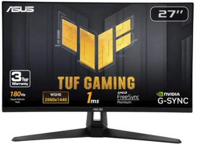 ASUS 27" VG27AQ3A IPS 1ms 100000000:1 250kd/m2 178/178 2560x1440 QHD 180Hrz 2xHDMI,DP ASUS 27" VG27AQ3A IPS 1ms 100000000:1 250kd/m2 178/178 2560x1440 QHD 180Hrz 2xHDMI,DP