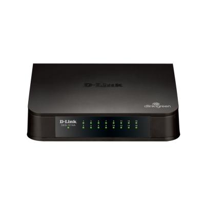 Коммутатор, D-Link, DES-1016A/E2A, Настольный, 16 портов 10/100M RJ45, Корпус пластик