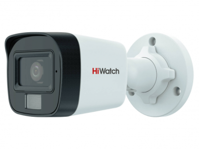 HD-TVI camera HIWATCH DS-T500A(B)(2.8mm) цилиндр,уличная 5MP,IR/LED 30/20M,MIC