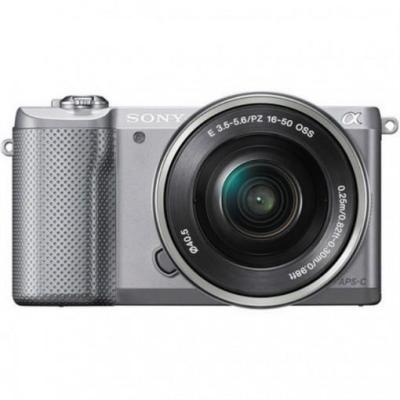 Цифровой фотоаппарат Sony ILCE-5000L 16-50 Silver (20.1MPx, 5456x3632, 23.5x15.6 mm, video 1920x1080, 3.0" LCD, HDMI, Wi-Fi, SD)