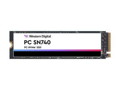 Western Digital SN740 512GB PCIe NVMe Gen4x4, M.2 2280, Read/Write 5000/4900MB/s, IOPS 4K Read/Write 460K/800K [SDDQNQD-512-1014] OEM