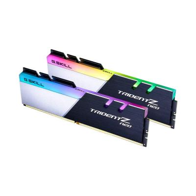 Комплект модулей памяти, G.SKILL, TridentZ Neo RGB F4-3200C16D-64GTZN (Kit 2x32GB), DDR4, 64GB, DIMM <PC4-25600/3200MHz>, Черный