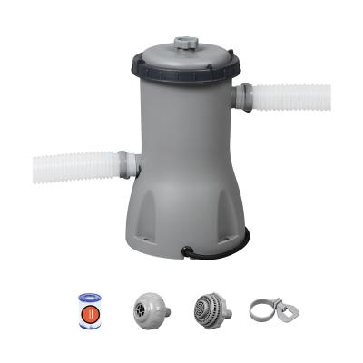 Фильтрующий насос Flowclear для бассейнов, BESTWAY, 58386, Пластик, 3028 л/час., Серый, Цветная коробка