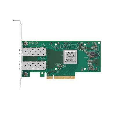 Сетевой адаптер, Mellanox, ConnectX-5 EN MCX512A-ACAT, 10/25GbE Dual-Port SFP28, PCIe 3.0 x 8, Tall&Short Bracket