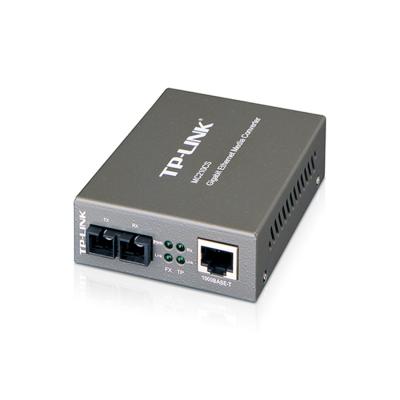 Медиаконвертер, TP-Link, MC210CS, 1 порт 1000Base-T и 1 порт 1000Base-LX с разъемом SC для одномодового оптического кабеля (до 15 км)