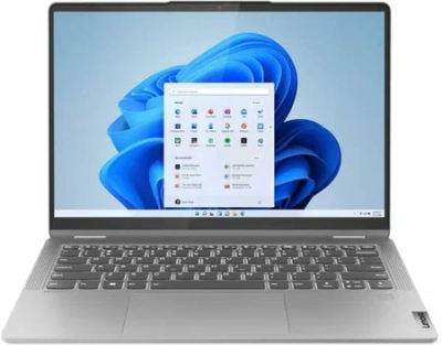 Ультрабук Lenovo IdeaPad Flex 5 14IRU8 82Y0000JUS Intel Core i5-1335U (0.90-4.60GHz), 16GB DDR4, 512GB SSD, Intel Iris Xe Graphics, 14"WUXGA (1920x1200) 360° Touch IPS, WiFi ax, BT 5.2, FHD WC, CR, Win 11 Home, Fingerprint, Backlit Русская клавиатура