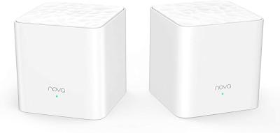 Wireless Mesh Wi-Fi System Tenda NOVA MW3(2-pack) AC1200M 867Mbps on 5GHz,300Mbps on 2.4GHz 250м2