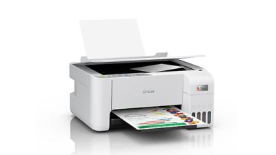 Epson L3256 with Wi-Fi (A4, printer, scanner, copier, 33/15ppm, 5760x1440dpi printer, 1200x2400dpi scaner, copier 1200x2400dpi), Epson iPrint, Epson Email Print, White, с оригинальными чернилами ink103 - 5шт