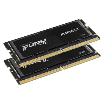 SODIMM DDR5 32GB(16GBx2) PC-44800 (5600MHz) KINGSTON FURY IMPACT KF556S40IBK2-32