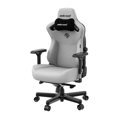 Gaming Chair AD12YDDC-L-20-G-CF AndaSeat Kaiser 4 L GRAY 5D Armrest 65mm wheels PVC Fabric