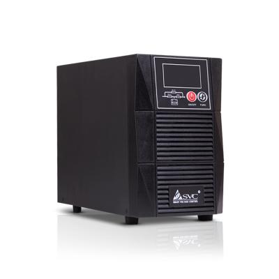 Источник бесперебойного питания, SVC, PTX-1KL-LCD, Мощность 1000ВА/900Вт, PTX-серия, On-Line, LCD\Tel.line\USB\RS-232 технология SMART, Диапазон работы AVR: 110-288В, Батареи: 3 шт., не поставляются в комплекте, внешнее подключение, 2 вых. Shuko CEE7