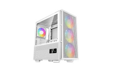 DEEPCOOL EATX CH560 WH WHITE w/o PSU USB3.0Ч2 Type-C*1 ARGB 3*140mm+1Ч120mm FAN