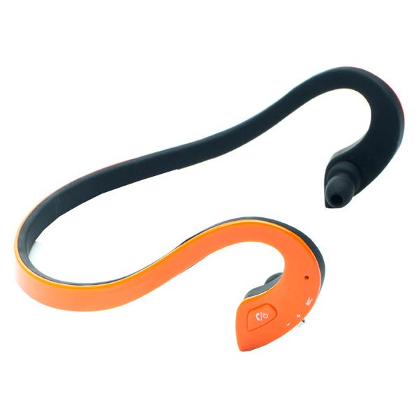 Наушники HARPER НВ-300 orange (Bluetooth 4,0, до 10 м, микрофон, регулировка громкости, подходят для занятия спортом)