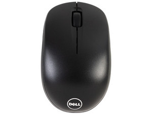 Мышь Dell WM126 Wireless Mouse Black беспроводная, оптическая, USB, 1000 DPI, размеры (ДхШхВ) 94.8х57.3х35.6 мм, Черный