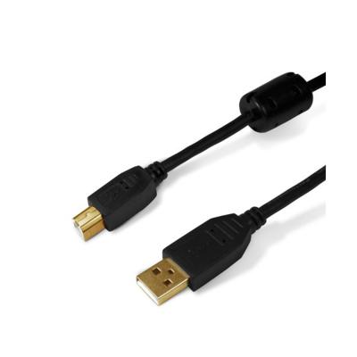 Интерфейсный кабель, SHIP, SH7013-1.5B, A-B, Hi-Speed USB 2.0, 30В, Чёрный, Блистер, Контакты с золотым напылением, 1.5 м.