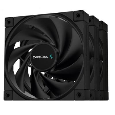 Cooler for PSU/CASE DEEPCOOL FK120(3IN1 SET) BLACK 3x120x120x25mm Hydro Bearing 500-1850rpm