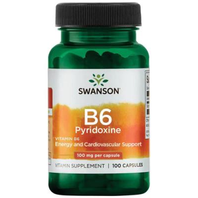 Swanson Vitamin B-6 100 mcg (100 капс)