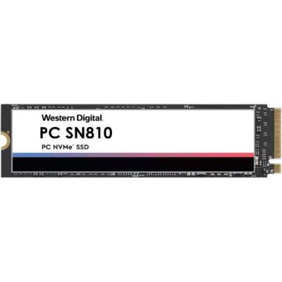 Твердотельный накопитель SSD 512GB WD PC SN810 M54701-002 M.2 2280 PCIe 4.0 x4 NVMe 1.3, Read/Write up to 6000/4000MB/s, OEM