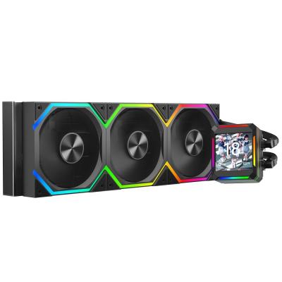 Liquid Cooler Jungle Leopard Astroshel V2 360 LCD Black 3x120mm Fan A-RGB 2.8" LCD Display LGA1700/1200/115X AMD AM4/AM5