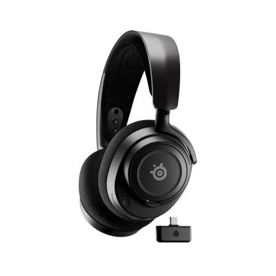 Гарнитура, Steelseries, Arctis Nova 7, 61553, Игровая гарнитура, Микрофон выдвижной гибкий, Динамики 40 мм, 36 Ом, 20–22 000 Гц, 3.5 Mini Jack, Беспроводная, Чёрный