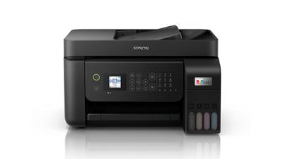Epson L5290 with Wi-Fi, printer-scanner-copier-fax, A4, ADF, 33/15ppm, 5760x1440dpi printer, 1200x2400dpi scaner, copier1200x2400dpi, Ethernet (RJ-45), USB 2.0, цветной LCD-дисплей, Epson iPrint, Epson Email Print, Black, с оригинальными чернилами - 