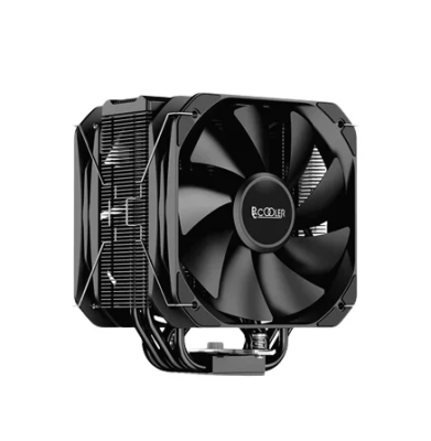 Cooler CPU PcCooler EX6000 Dual Fan Black LGA1700/1200/115X AMD AM4 130x105x158mm 250W 6HP