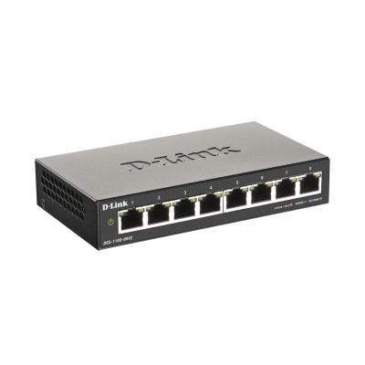 Коммутатор, D-Link, DGS-1100-08V2/A1A, Настраиваемый L2 коммутатор с 8 портами 10/100/1000Base-T.