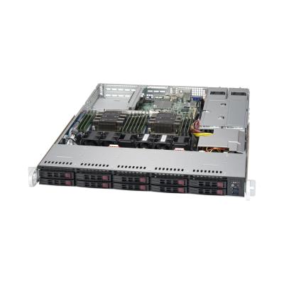 Серверная платформа, Supermicro, SYS-1029P-WTRT, 1U, 2xLGA 3647, 12xDDR4, 8x2.5" Hot-swap, 2x10GbE RJ45, 2x750W, Black