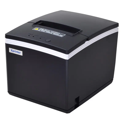 Xprinter XP-E200L 80mm direct thermal Receipt printer USB+LAN, Black, 230mm/s, EU plug